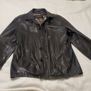 Wilsons Leather Black Jacket